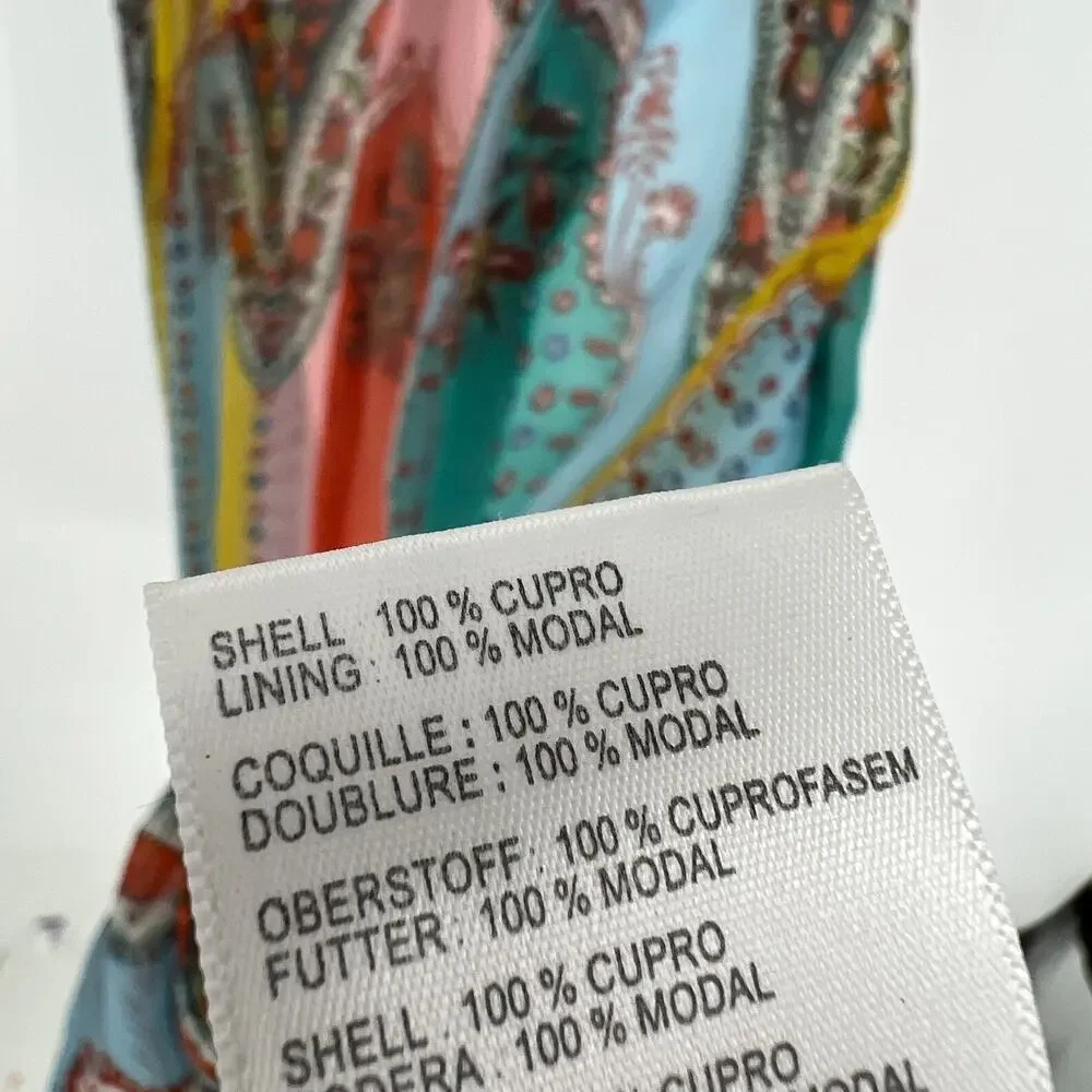 Anthropologie Dress Womens 8 Floral Maxi Rainbow Boho Virginia Peasant Romantic - Picture 9 of 11